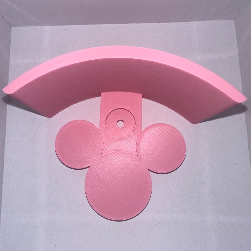 Pink Mickey Mouse Wall Hook